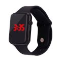 Unisex Rectangle Dial LED Light Digital Display Wrist Watch. 