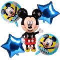 Happy Birthday Theme Foil Balloon 5 pc Combo. 