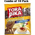 TORA BIKA Sugar Free Cappuccino Coffee 12.5gm - Combo of 10 Pack. 