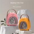 Cartoon Desktop Fan Fast Cooling Humidification Spray Fan Small Fan Fan Cute Spray Multifunctional Humidification.