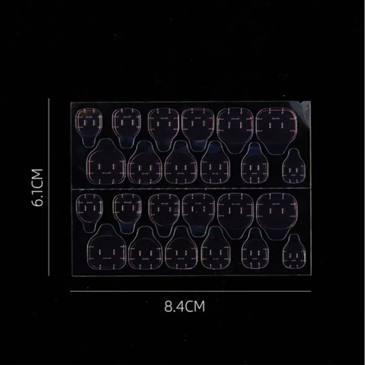 240Pcs%20Transparent%20Fake%20Nails%20Pink%20Jelly%20Double%20Sided%20Adhesive%20Ultra-Thin%20Tape%20-%20Image%202