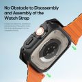 DUX DUCIS Tamo Series Hollow PC + TPU Watch Protective Case For Apple Watch Ultra 2 49mm / Ultra 49mm.