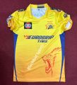 Chennai Super Kings Jersey 2024 Premium Quality Short Sleeves Honeycomb Fabric.