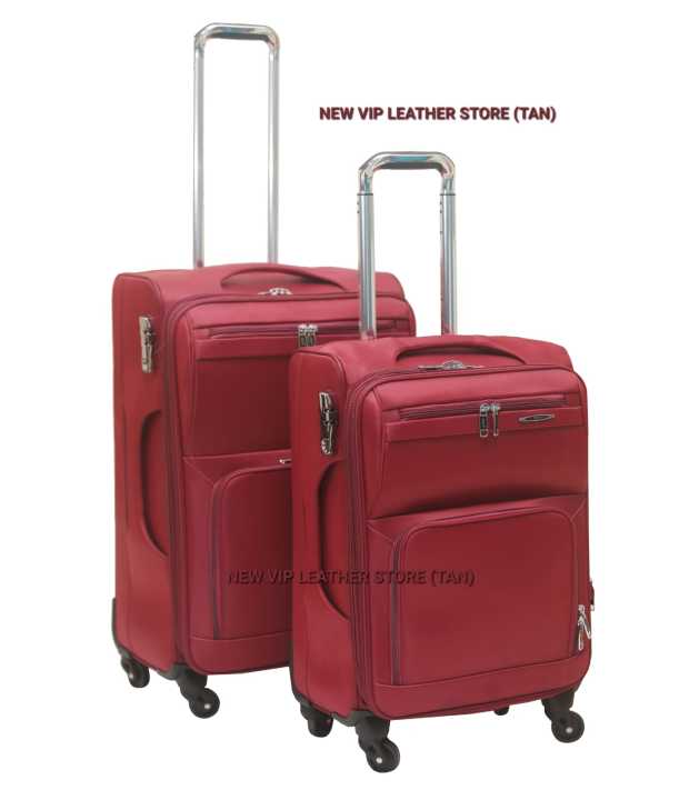 FANCY Family Size Trolley Case With Large Capacity High Quality Nylon Febric & Zipper Waterproof and Washable Use For All Unisex Size (20") (24 ") (20"and24" 2 pis ar set)