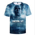 Game detroit become human 3D T Shirt Men Women detroit : become human connor RK800 Short Sleeve T-Shirt Male Tshirt Streetwear. 
