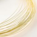 2M 14K/18K Gold Color Plated Brass 0.5 0.7 0.8 1.2mm Copper Wire Embossing for Jewelry Making Handmade DIY Jewellery Material.