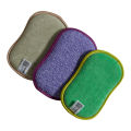 Microfiber Sponge Wipe Dish Brush Pot Artifact Absorbent Decontamination Spong Mop Thickened Dish-Washing Sponge.