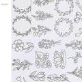 Water Soluble Stabilizer Embroidery Soluble Paper Multipurpose Fabric Stabilizer Transfer Patch Paper for Handbags Towels Cross Stitch Linen.