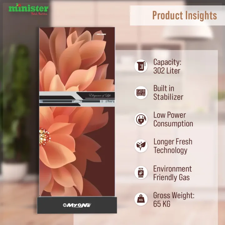 MYONE%20Refrigerator%20MY-3X2G%20DAHLIA%20BLACK%20MATCH%20-302%20litter%20with%20Free%20Delivery%20-%20Image%203