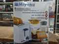 Miyako Automatic Bread Toaster with Lid | KT-2008 | 850 Watt Capacity. 