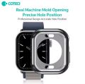 For Apple Watch S10 Soft Tpu Back Side Case - Apple iWatch S10 Generation Watch Back Side Case For S10 42mm/46mm- Half Pack Hollow Silicone Protective Case S10 Smart Watch Case.