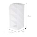 Desk Manager Pen Storage Rack Multi-Compartment Pen Holder Storage Box Stationery Solid Color Translucent for Office.