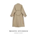 MOOTI Spring and Autumn Temperament British Style Trench Coat Women 2024 New Mid-Length Super Hot All-Match Petite Coats Coat. 