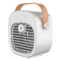 Portable air conditioning fan USB office desktop mini refrigerator household bedroom humidification spray water cooling fan. 