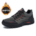 Outdoor breathable sneakers, casual high-top hiking hiking boots, couple shoes, rubber soles, abrasion resistant men's shoes.