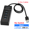 USB Hub 3.0 5Gbps 4 Ports Splitter Adapter Super Speed High Quality Computer Peripherals.