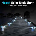 4pack Solar Pool Deck Lights Pool Side Floor Lights,Outdoor Above Ground and Inground Swimming Pools Accessories. 