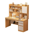KD Mart Right Side Drawer Reading Table with Multi Storage Space Bookshelf, Home Office Desks, Computer Table, Study Desk, Workstation Table & Locker Drawer Computer Table.