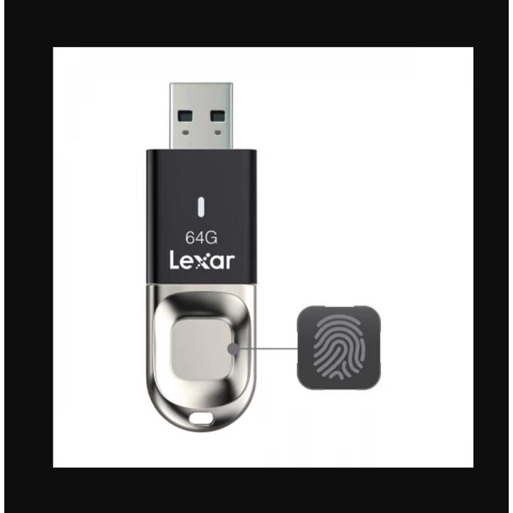 Lexar 64GB JumpDrive Fingerprint F35 USB 3.0 Flash Drive