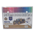Keepsmiling Dual Tip 12, 24,36 pcs Brush Pen Art Marker.