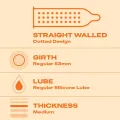 Durex Extra Dotted / Sensation Dotted Condoms For Men | 3pcs Pack. 