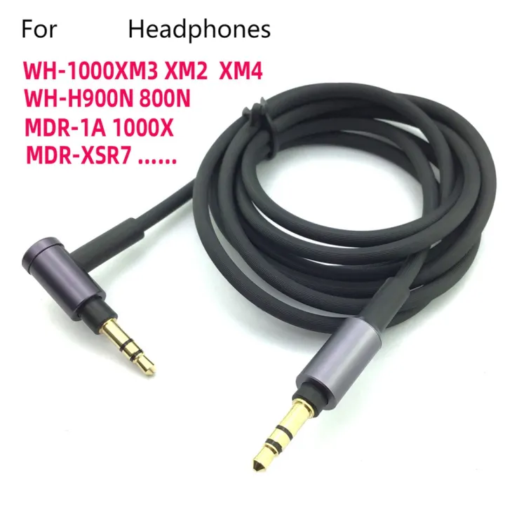 For%20Sony%20WH-1000%20XM2%20XM3%20XM4%203.5mm%20Audio%20Cable,(Black%20Without%20Mic)%20-%20Image%206