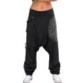 Women Low Rise Drop Crotch Retro Print Saggy Baggy Trousers Loose Harem Pants Women Saggy Baggy Trousers Loose Harem Pants Hot.