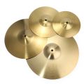 Brass Crash Ride Cymbal Hi Hat Cymbals for Drum Percussion Musical Instrument Set for Percussion Instruments Players Beginners. 