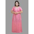 Pure Cotton Star Embroidrary Maxi for Women. 