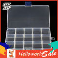 15 Slots Removable Transparent Jewelry l Storage Box Cases Holder Organizer. 
