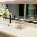 1PCS Clear Stackable Storage Drawers,Bathroom Makeup Organizer,Storage Bins for Home Organization and Storage. 