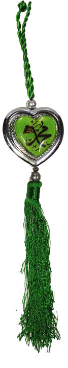 Car%20Hanging%20Du%20ah%20With%20%20Interior%20Rear%20view%20Mirror%20Decoration%20Heart%20shape-Green%20-%20Image%205