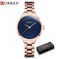 CURREN Top Brand Fashion Ladies Watches Stainless Steel Band Quartz Female Wrist Watch Ladies Gifts Clock Relogio Feminino.