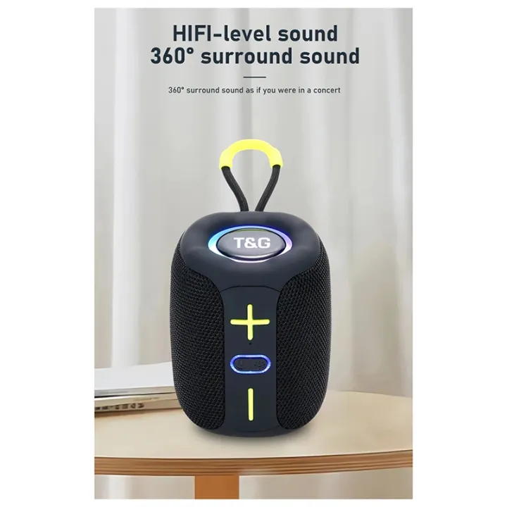 T&G%20TG658%20Portable%20Speaker%20Wireless%20Subwoofer%20Bass%20Column%20Support%20AUX%20TF%20Loudspeaker%20FM%20Radio%20-%20Image%205
