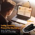 Long Runtime Reading Light Portable Type-C Charging Adjustable Brightness Book Lamp Eye Care Color Temperature Control LED Book Light for Reading in Bed Night Reading Gift for Readers Travel Accessory. 