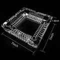 Glass Ashtray  for  Outdoor Indoor Restaurant Decoration. 