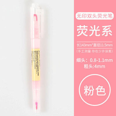Japanese%20Version%20MUJI%20Stationery%20MUJI%20Fluorescent%20Pen%20Double-Headed%20Window%20Student%20Marker%20Key%20Mark%20Hand%20Account%20Pen%20-%20Image%206