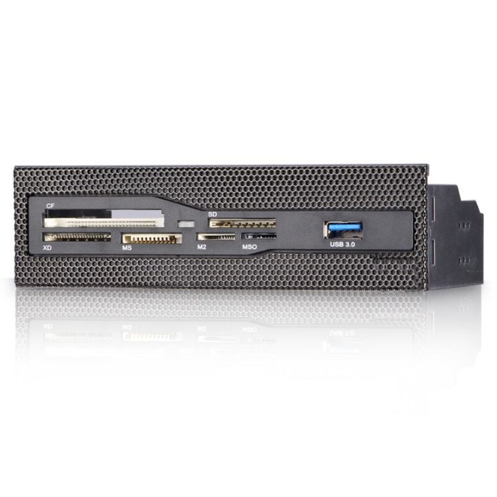 5.25%20Internal%20USB%202%20.0%20Card%20Reader%20CF/XD/MS/M2/SD/TF%20Flash%20Memory%20PC%20Case%20Mesh%20Multifunction%20Front%20Panel%20w/%20USB%203.0%20Port%20-%20Image%202