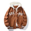 High Quality Varsity Baseball Uniform Jacket Men's Autumn New Trendy Brand All-match Student Hooded Jacket Plus Size Coats Women.
