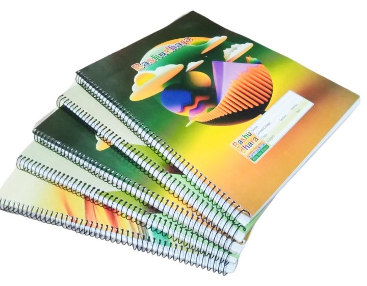 2 pcs, 300 page, A4 size, spiral notepad premium quality notebook.