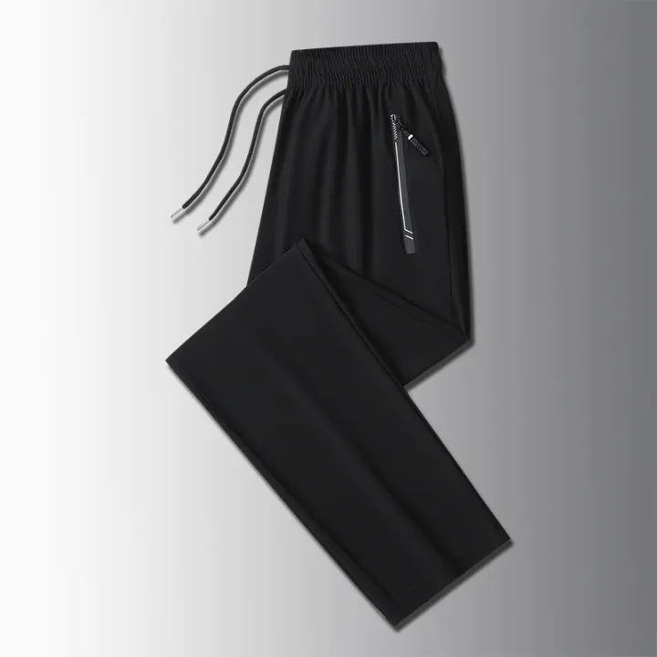 in%20sto%20Ice%20Silk%20ants%20Leg%20hree-color%20Straight%20Ankle-length%20ants%20en's%20orean-style%20wo-high%20Elast%20ubl%20Edition%20Casual%20Ice%20Silk%20ants%20en's%20-%20Image%206
