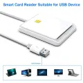 US2.0 Smart Card Reader for Bank ID Card Reader for Windows 7 8 10 Windows Vista. 