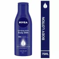 Nivea Body Milk Nourishing Body Lotion - 75ml(Indian). 