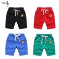 Solid Kids Trousers Children Pants For Baby Boys Summer Beach Loose Shorts Kids Clothing Sports Shorts Retail size2-12T. 