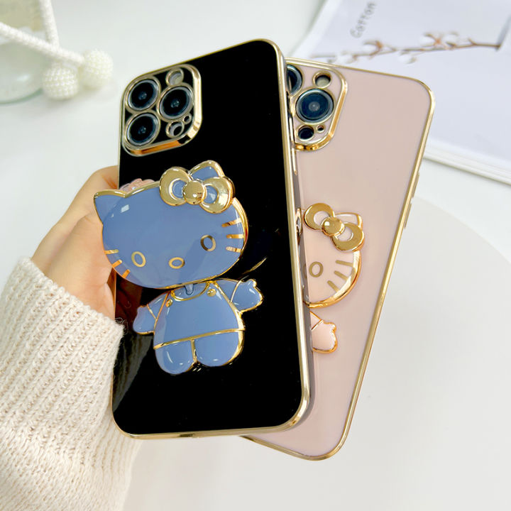 TA%20for%20Redmi%20Note%208%20Back%20Cover%20Hello%20Kitty%20Mirror%20Folding%20Bracket%20Luxury%206D%20Plating%20Case%20Soft%20Silicone%20Square%20Phone%20Case%20for%20Girls%20-%20Image%206