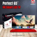 Perfect 65” 4K Smart Android HD LED TV, Metal Body, Voice Control, 2GB RAM 16GB ROM. 