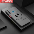 JIUMOO For Infinix S5 Infinix S5 Lite Infinix X652 Case Fashion Simple Smile Face Frosted Transparent Back Cover Lens Camera Protect Phone Case Edge Full Cover Casing Hard Cases. 