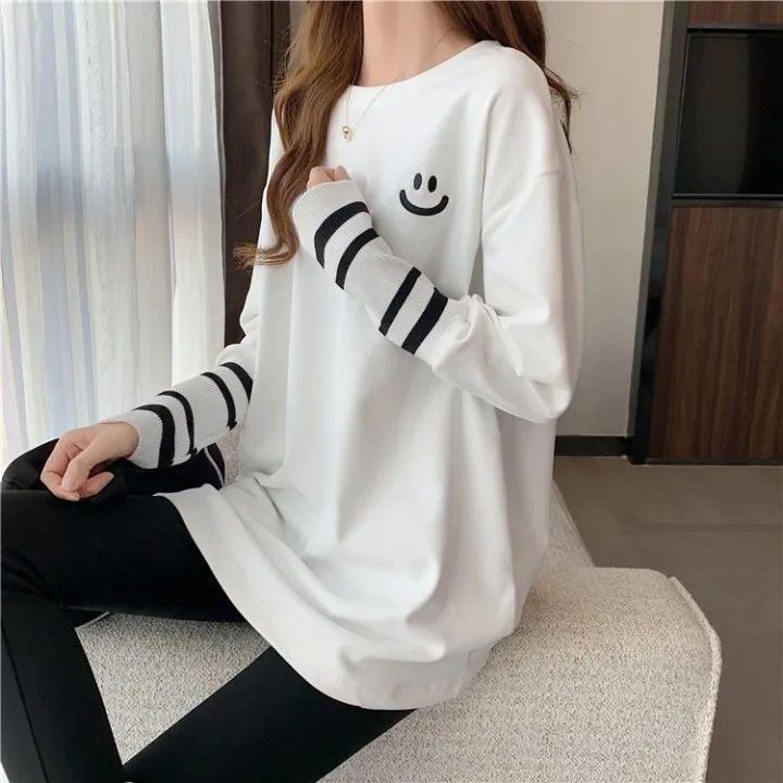 Embroidered%20Long%20SleeveTT-shirt%20Bottoming%20Shirt%20for%20Women%20Spring%20Autumn%20Winter2023New%20Loose%20Slimming%20Large%20Size%20Design%20Blouse%20Trendy%20-%20Image%205