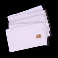 New 5 Pcs White Contact Sle4428 Chip Smart IC Blank PVC Card With SLE4442 Chip Blank Smart Card Contact IC Card Safety.