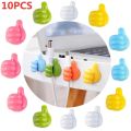 Multifunctional Cable Organizer Clip Holder Thumb Hooks Wire Wall Hooks Hanger Storage Cable Holder Home/Office Data Cable Clip.